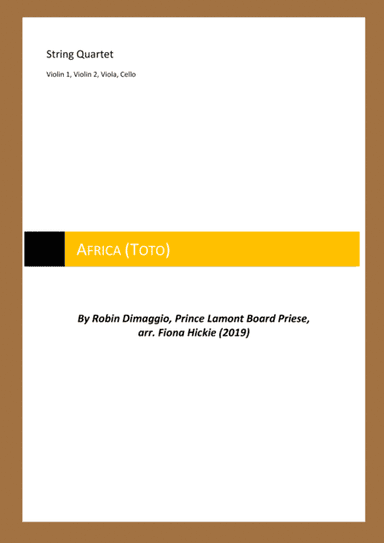 Africa (arr. Fiona Hickie)