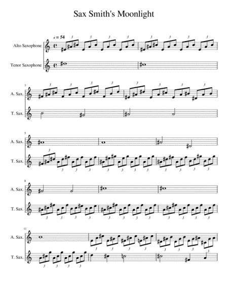 Moonlight Sonata (arr. Chelsea Smith and George Smith)