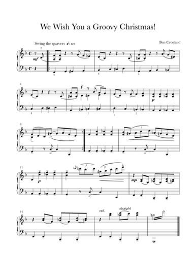 We Wish You a Groovy Christmas! (arr. Richard BG Crosland)