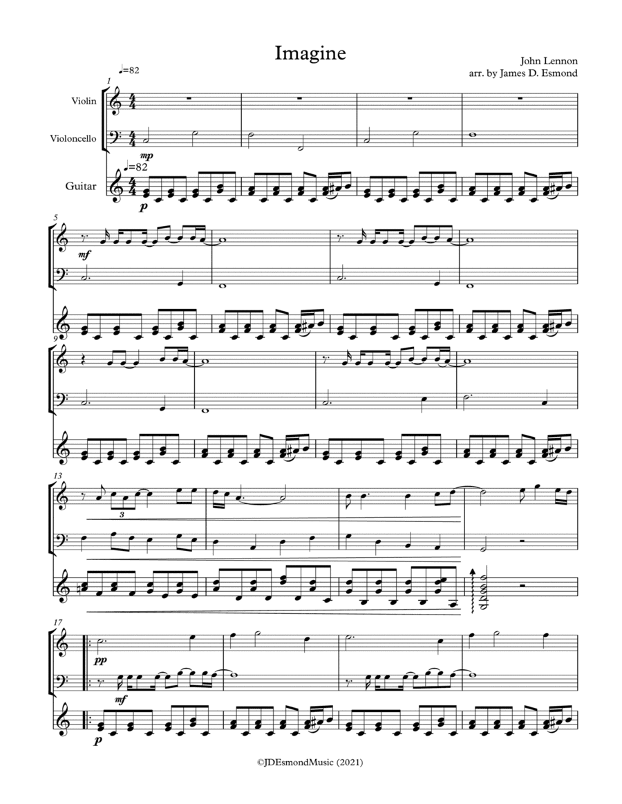 Imagine (arr. James D. Esmond)