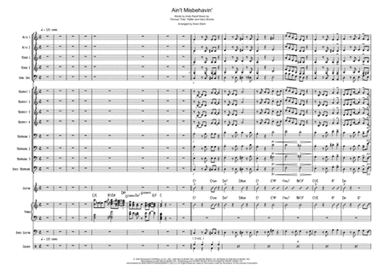 Ain't Misbehavin' (arr. Sven Diehr)