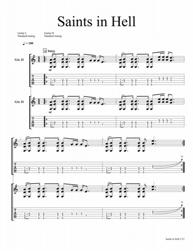 Saints In Hell (arr. Angel V. Fortiz)