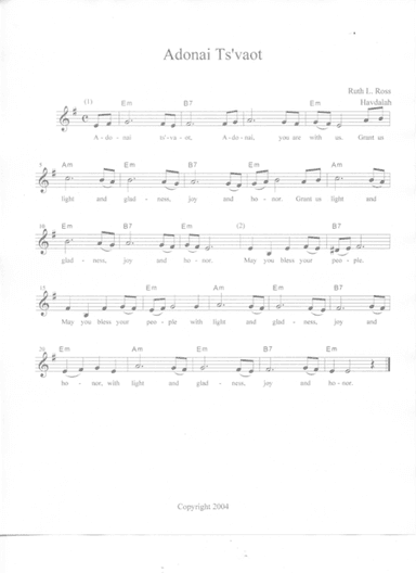 Adonai Ts'vaot (Lord of Hosts)