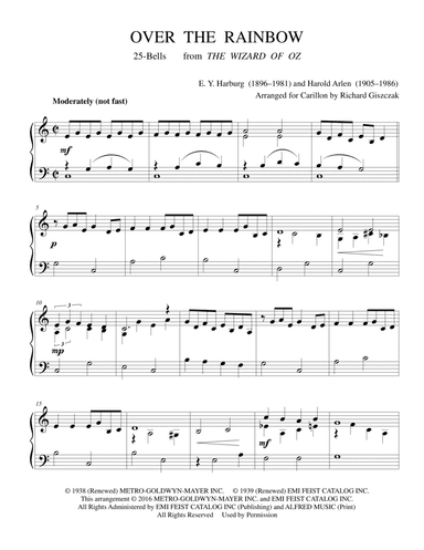 Over The Rainbow (arr. Richard Giszczak)
