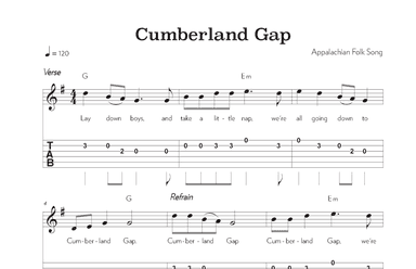 Cumberland Gap (arr. Riverside Guitar School)