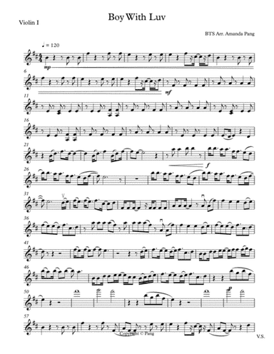 Boy With Luv (arr. Amanda Pang)