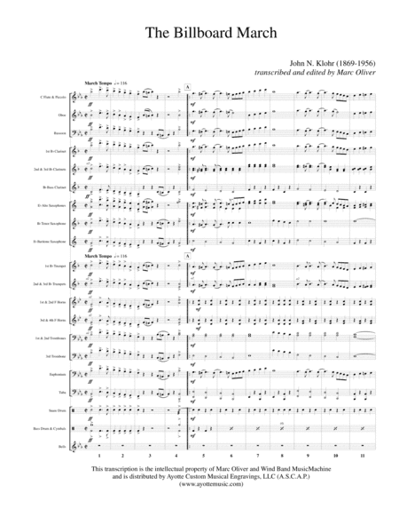 The Billboard March (arr. Marc Oliver)