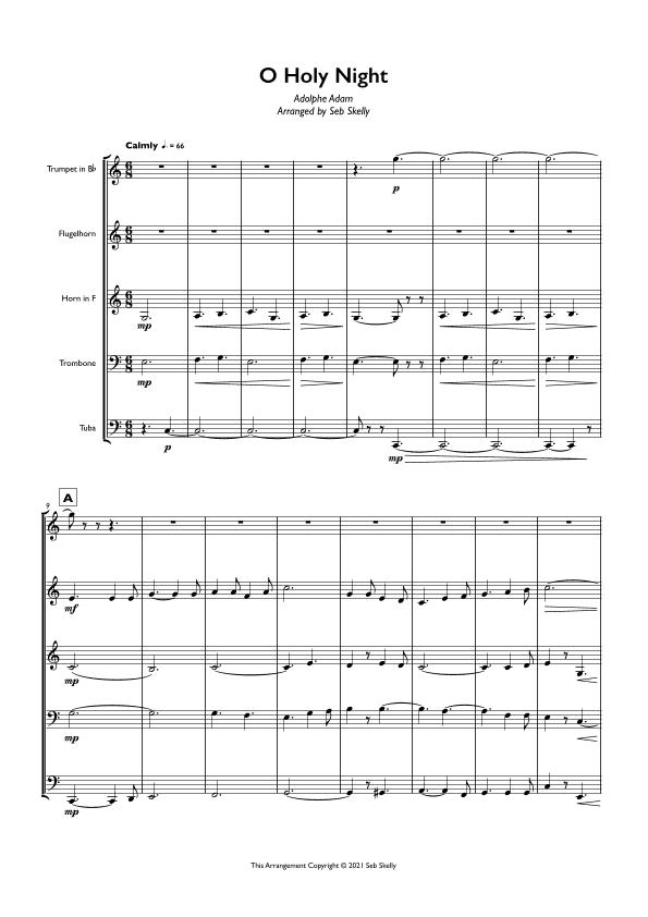 O Holy Night (arr. Seb Skelly)