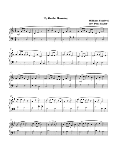 Up On The Housetop (arr. Paul Taylor)