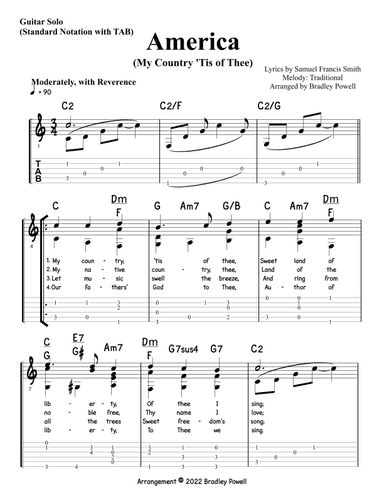 America (My Country ‘Tis of Thee) (arr. Bradley Powell)