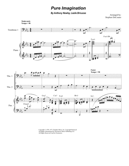 Pure Imagination (arr. Stephen DeCesare)