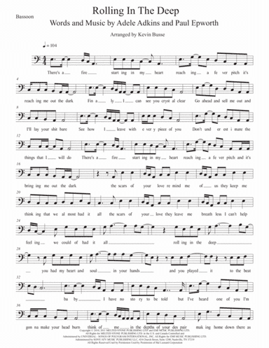 Rolling In The Deep (arr. Kevin Busse)