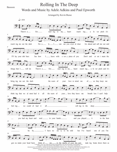 Rolling In The Deep (arr. Kevin Busse)