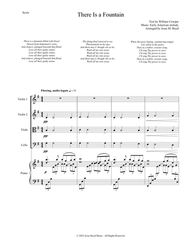 There Is a Fountain (arr. Jesse M. Boyd)