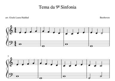 Tema da 9ª Sinfonia (arr. Gisele Laura Haddad)