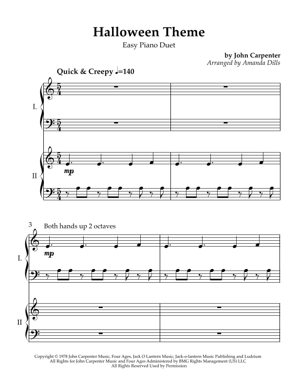 Halloween Theme (arr. Amanda Dills)