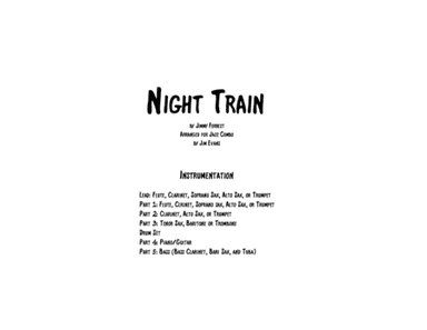 Night Train (arr. Jim Evans)