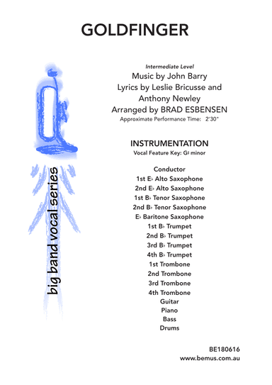 Goldfinger (arr. Brad Esbensen)