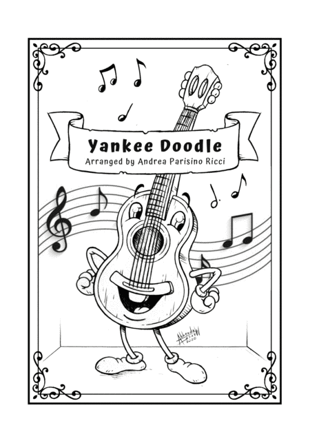 Yankee Doodle - Easy Guitar Fingerstyle Song (arr. Andrea Parisino Ricci)