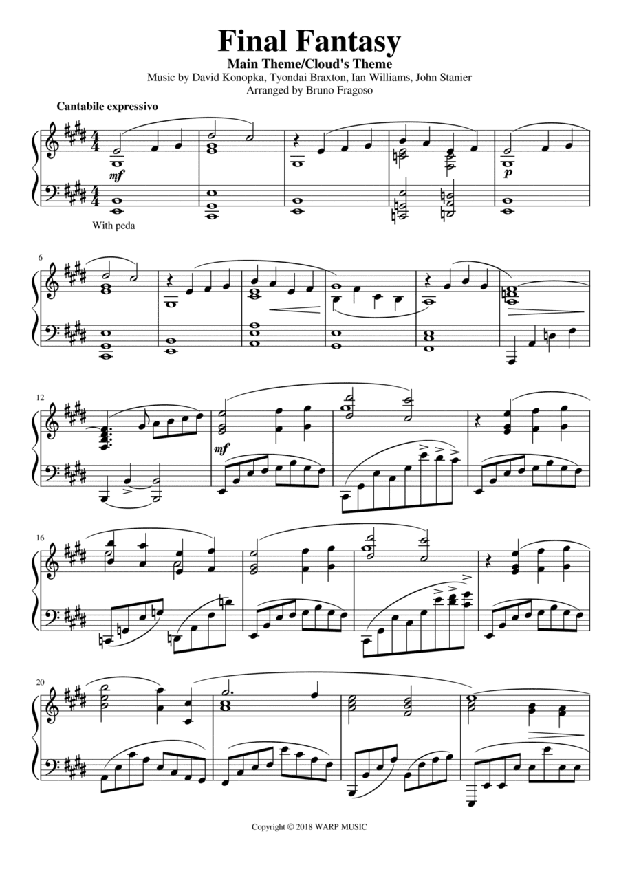 Fantasy Vii (arr. Bruno Fragoso)