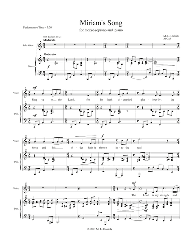 Miriam's Song