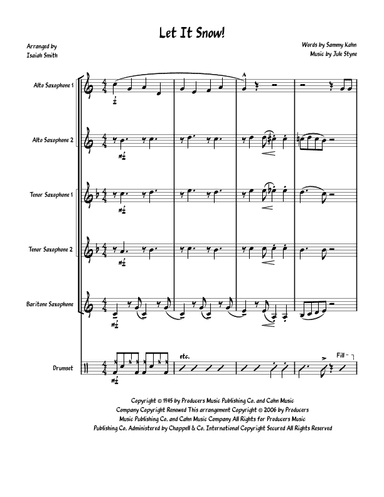 Let It Snow! Let It Snow! Let It Snow! (arr. Isaiah Smith)