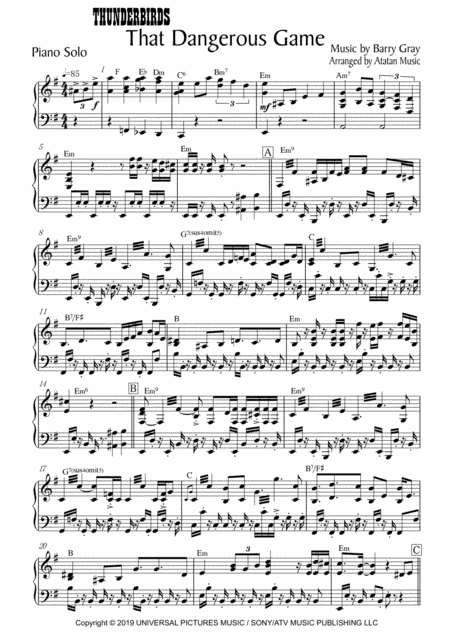 Thunderbirds (arr. Atatan Music)