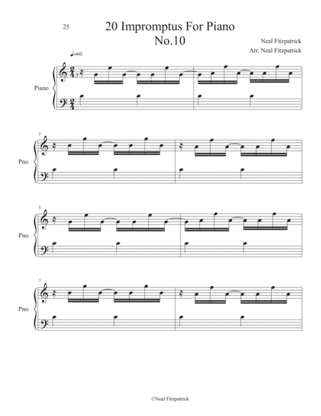 Impromptu No.10 For Piano