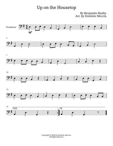 Up on the Housetop (arr. Dominic Meccia)