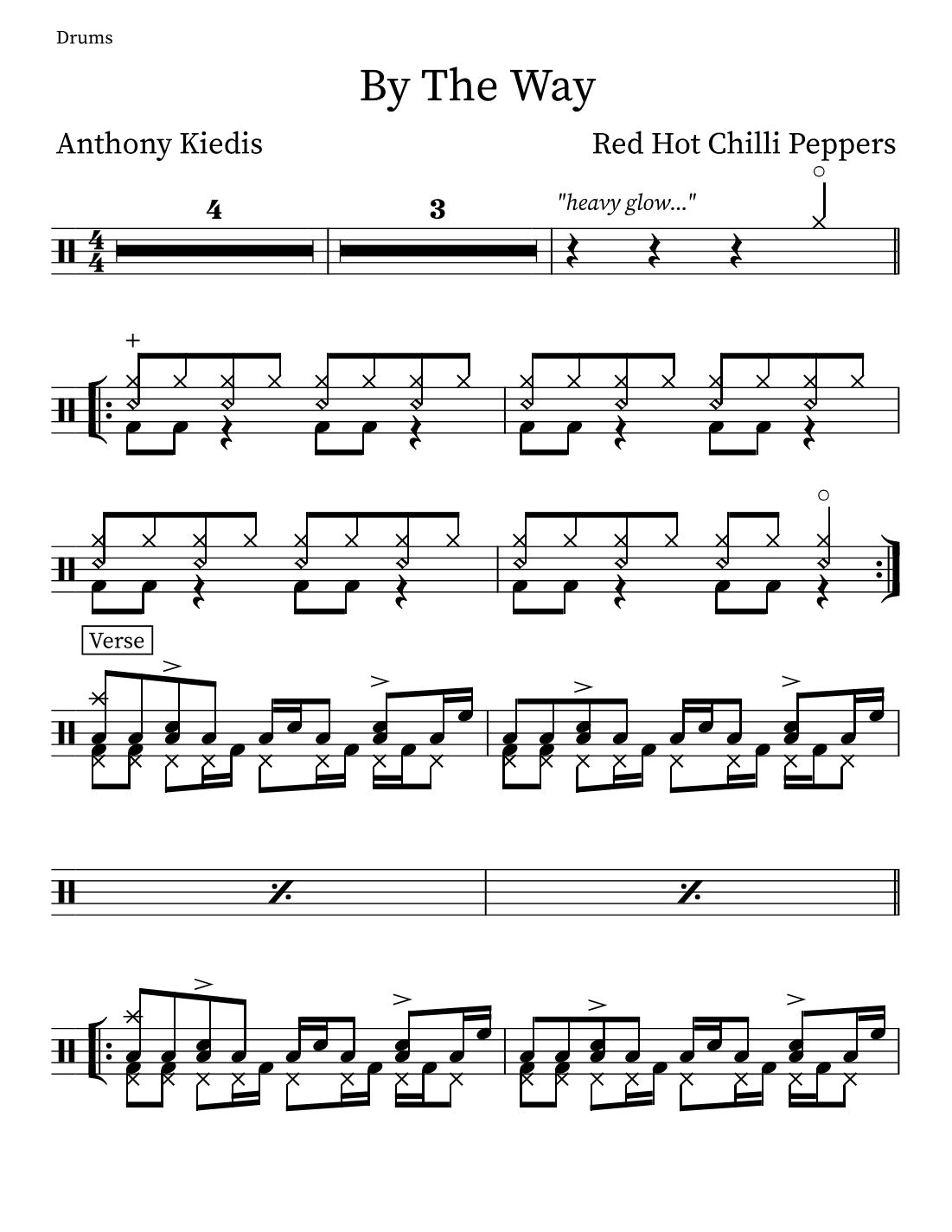 By The Way (arr. Anthony Freda)
