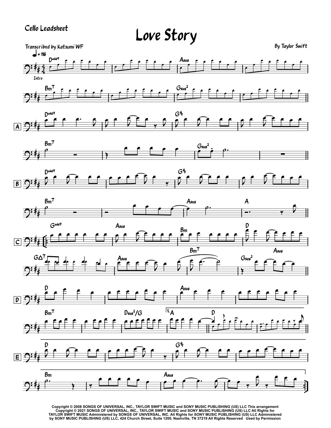 Love Story (arr. Katsumi WF)