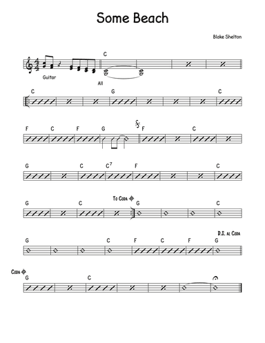 Some Beach (arr. David M Fagnant)