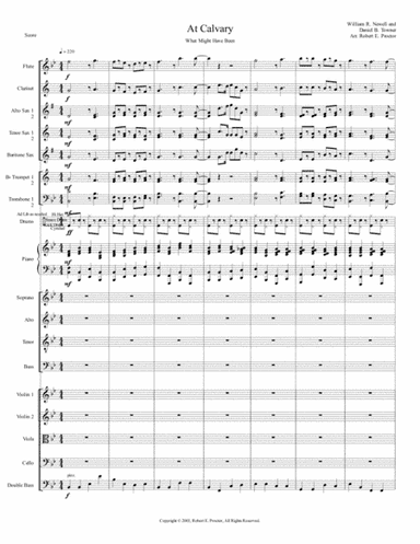 At Calvary (arr. Robert E. Proctor)