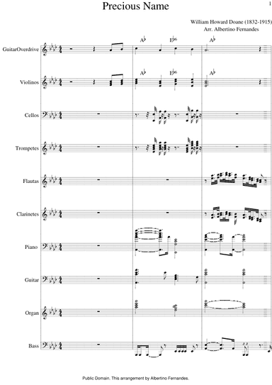 Precious Name (arr. Albertino Fernandes)