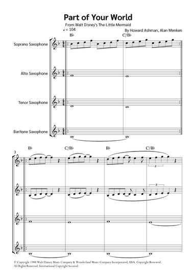 Part Of Your World (reprise) (arr. Jackson Spindler)