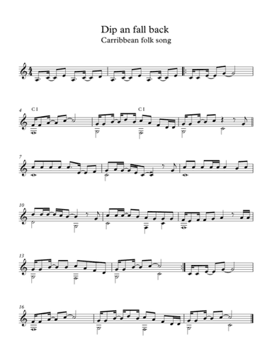 Dip an fall back (arr. Milan Mitic)