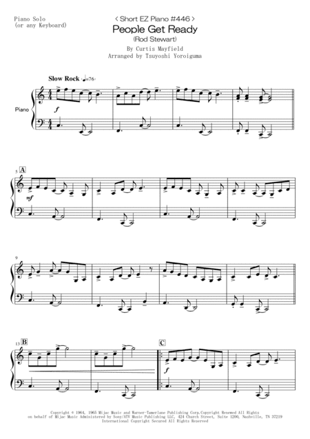 People Get Ready (arr. Tsuyoshi Yoroiguma)