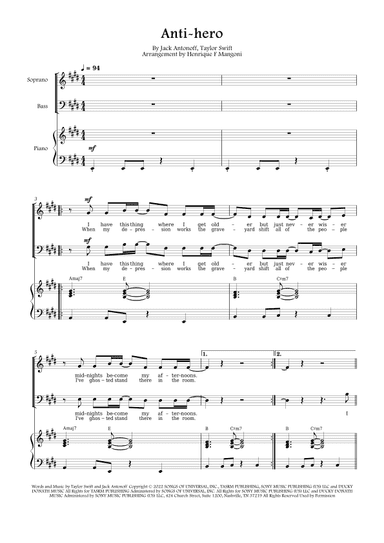 Anti-hero (arr. Henrique F Mangoni)