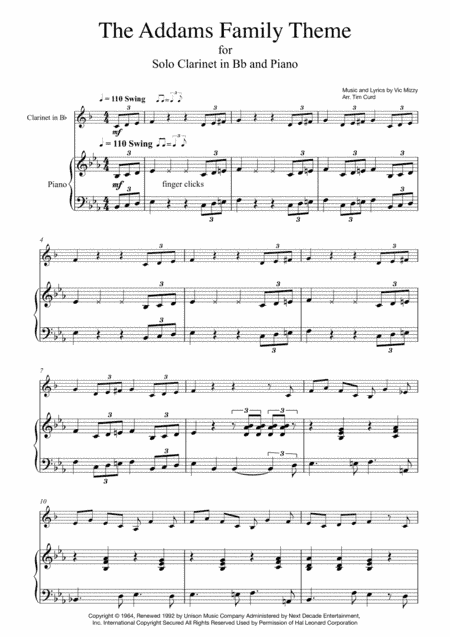 Addams Family Theme (arr. Tim Curd)