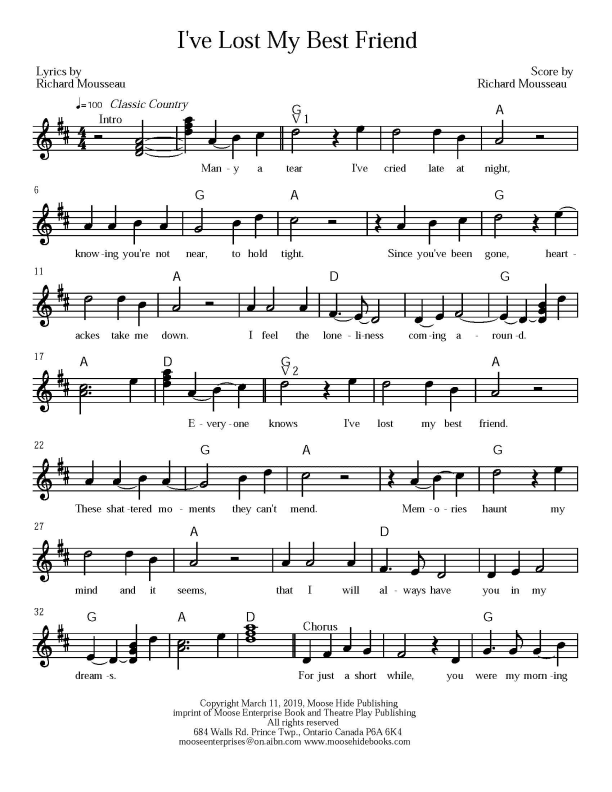 I've Lost My Best Friend