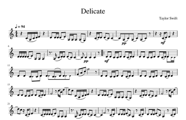 Delicate (arr. Julia Mills)
