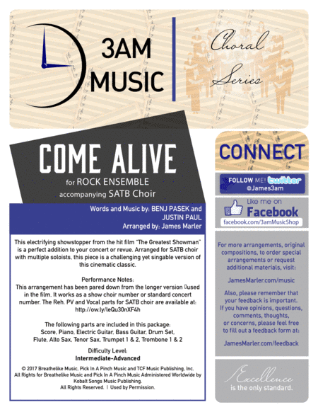 Come Alive (arr. James Marler)
