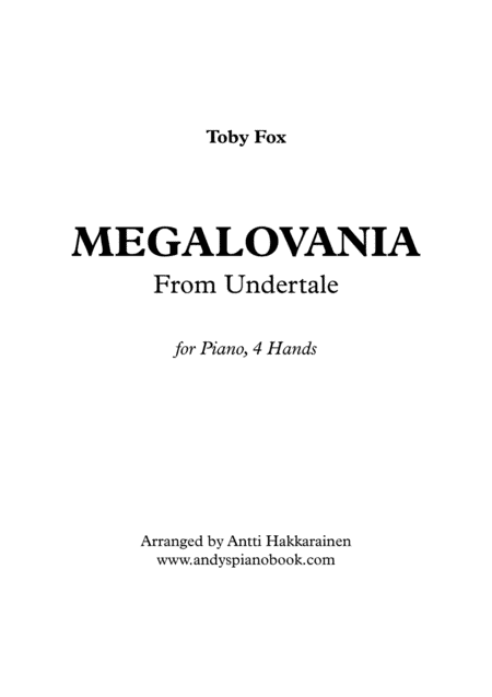 MEGALOVANIA (from Undertale) (arr. Antti Hakkarainen)