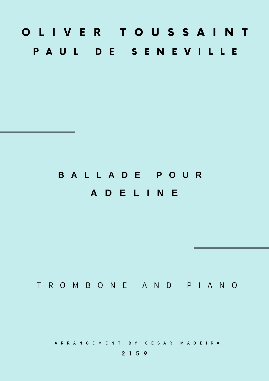 Ballade Pour Adeline (arr. César Madeira)