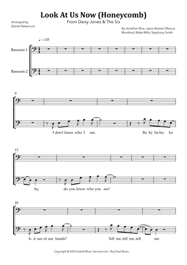 Look At Us Now (honeycomb) (arr. Daniel Nakamura)