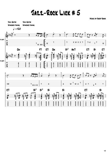 Jazz-Rock Lick # 5