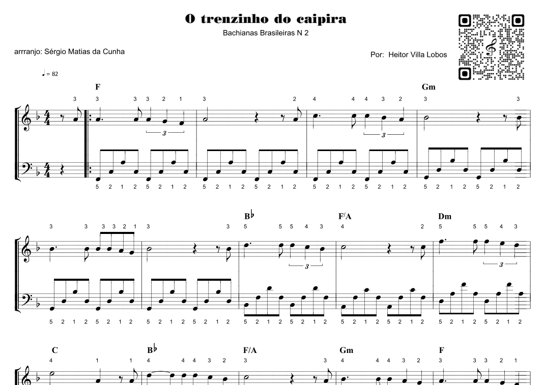 Bachianas Brasileiras N 2 (arr. Sérgio Matias da Cunha)