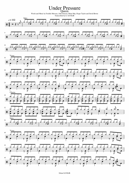 Under Pressure (arr. Erkan Sayilir)