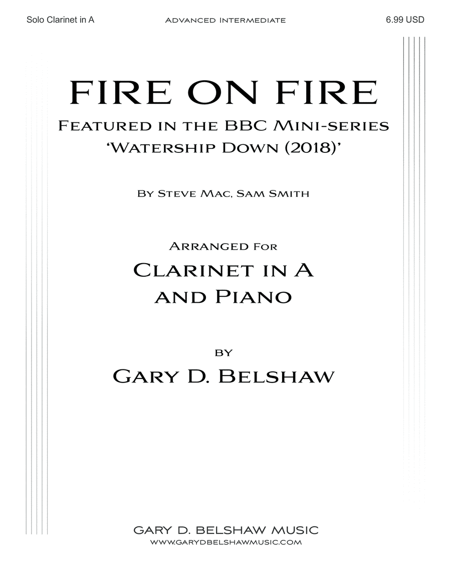 Fire On Fire (arr. Gary D. Belshaw (ASCAP))
