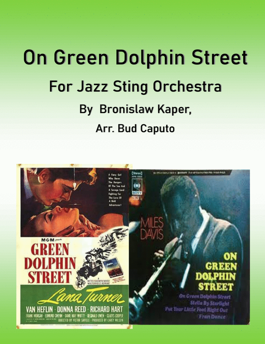 On Green Dolphin Street (arr. Bud Caputo)
